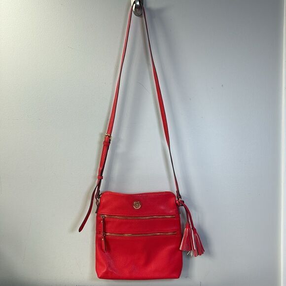 Anne Kline Red Traveler Crossbody - Picture 3 of 7